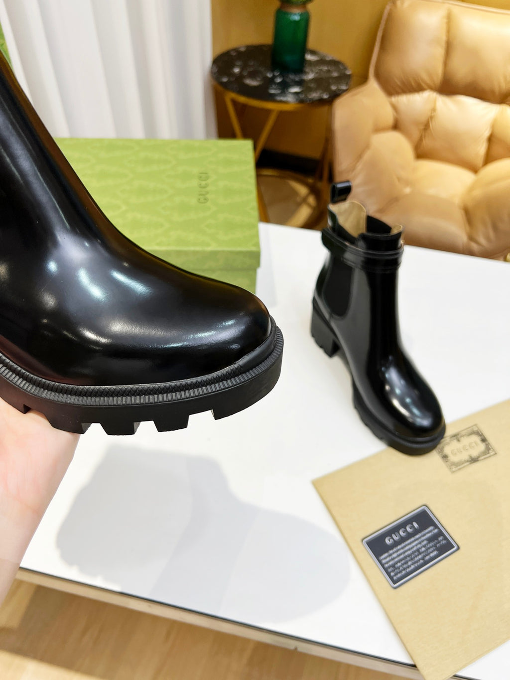 Z2XB196 Popular leather boot (top layer leather lining)